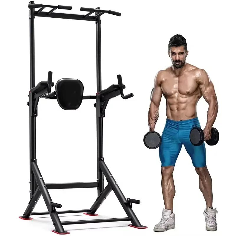 

Multi-functional Power Tower Pull up Bar Dip Station Set for Indoor Home Gym Workout