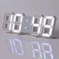 Digital Wall Clock Desk Watches Electronic Alarm Modern Home Decoration for Bedroom Decor Interior Led Table Clocks Living Room