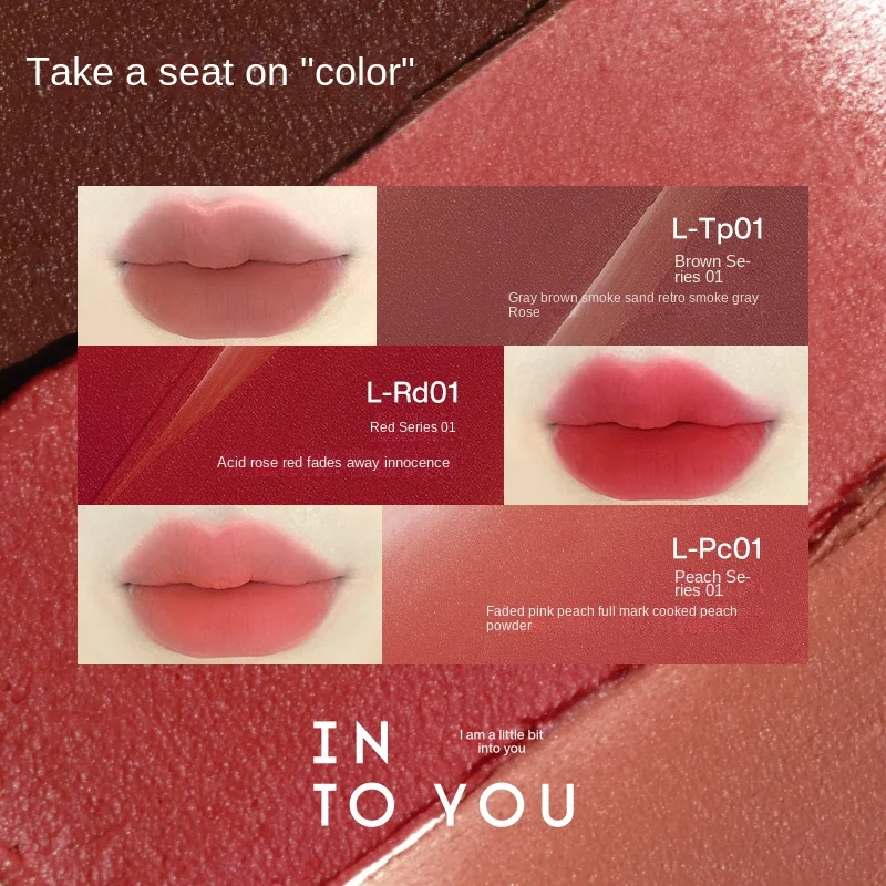 INTO YOU Qixi Gift Box Set Product Mouth Red Lip Glaze Combination for Girlfriend