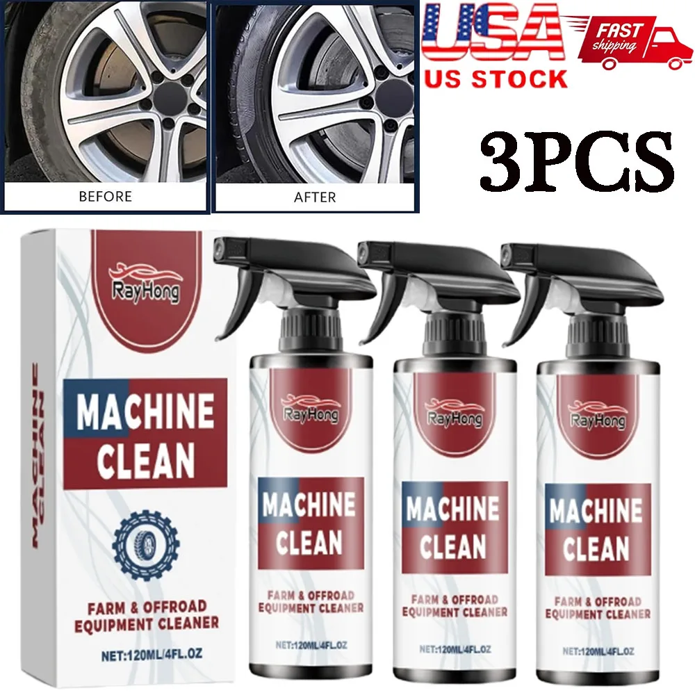 

3 шт. Rayhong 120 мл очиститель автомобильных шин, ступица колеса автомобиля, пыль, асфальт, не повреждающее покрытие, очиститель