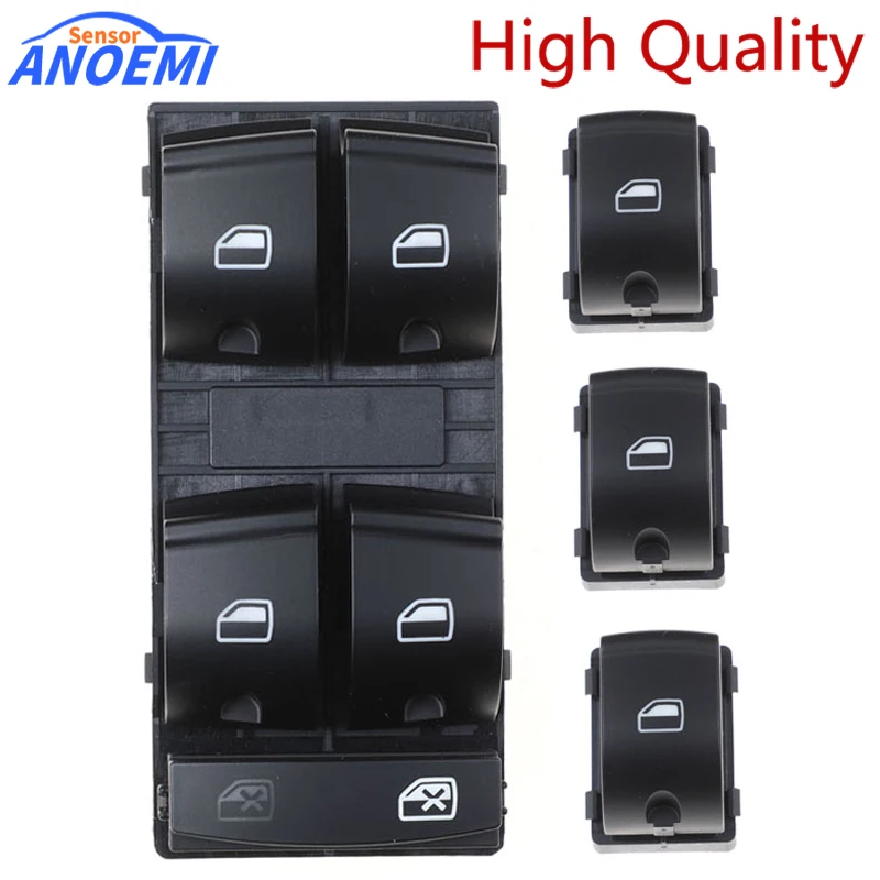 Машинка 4F 0959851 A 4F 0959855 Кнопка управления главным переключателем окна для Audi A3 S3 A6 S6 Q7 RS6