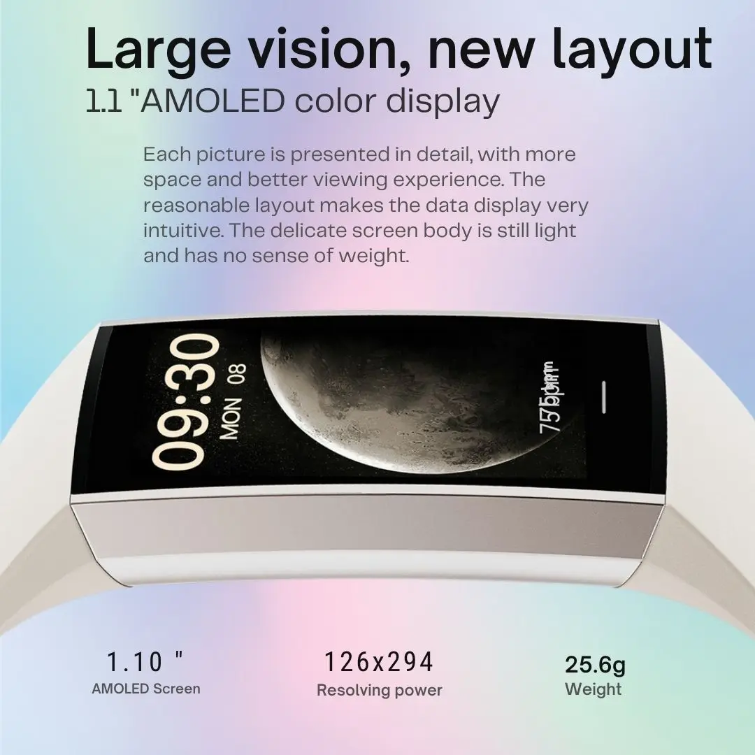 Amoled Smart Watch for Man Women 2023 Always on Display Fitness Bracelet Sport Band Waterproof Connected Tracker Smartwatch