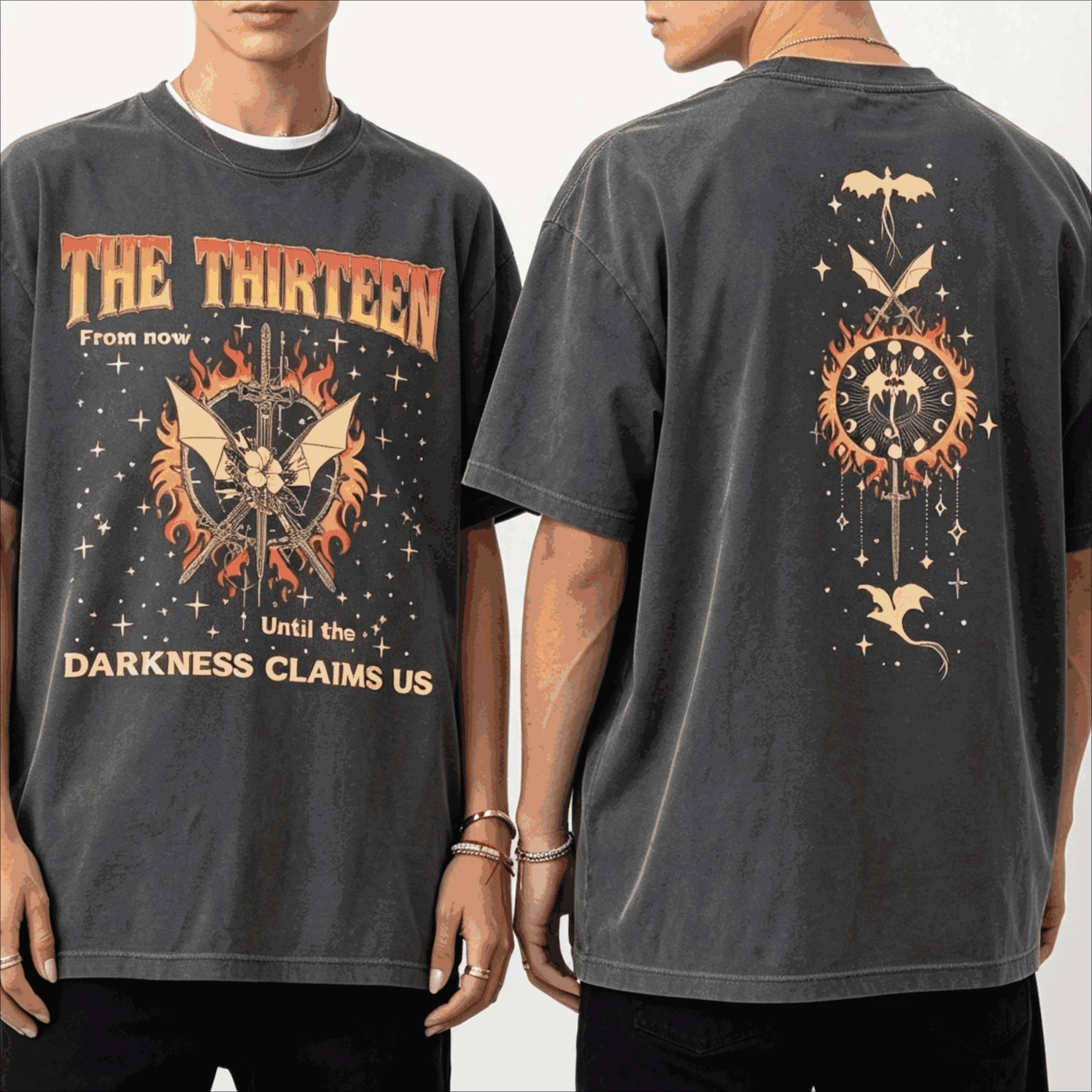 2026 Summer Hot Sale Throne of Glass The Thirteen T-shirt Y2K Unisex Fashion Trendy Casual Tshirt Breathable Comfortable Clothes