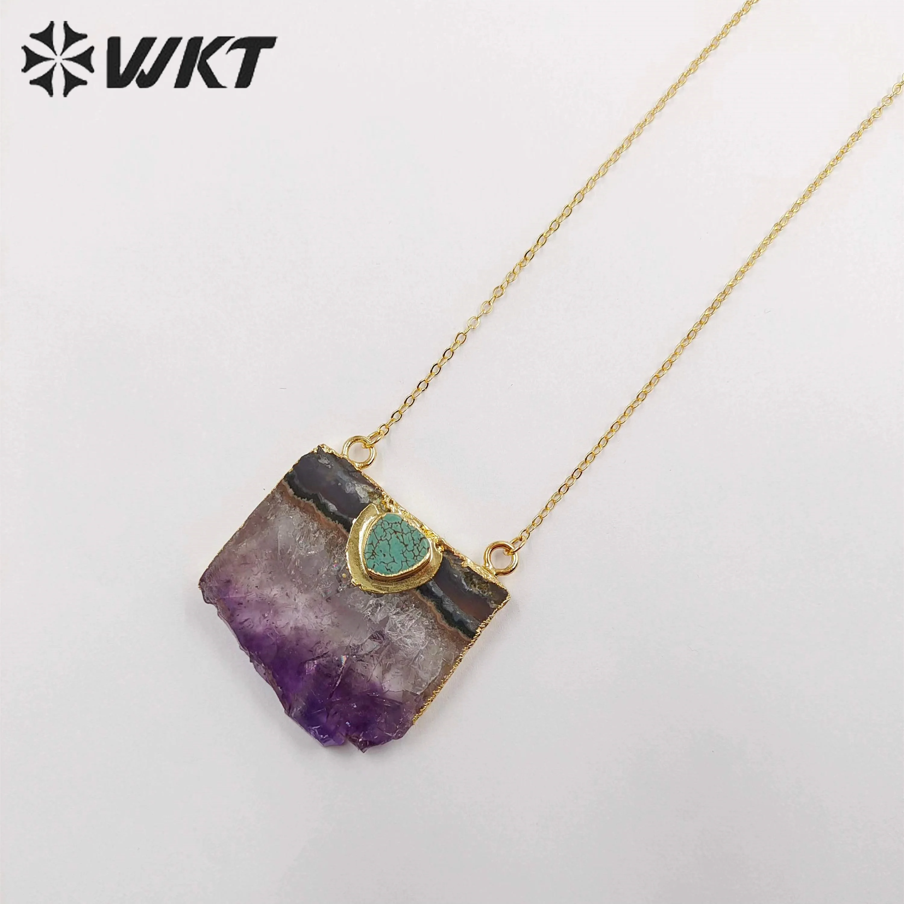 

Оптовая продажа: ожерелье WT-N411 из необработанных кристаллов с элементами гауита, модное, уругвайское, неправильной формы, простое, для вечеринок