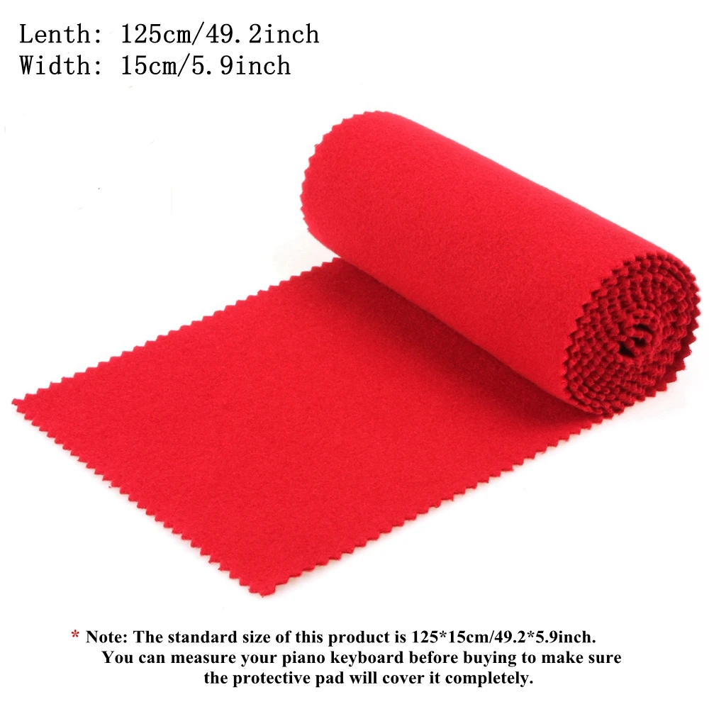 Soft Nylon Cotton Piano Keyboard Dust Cover Cloth for All 88 Key Piano or Soft Keyboard Piano Keyboard Cover Accessories