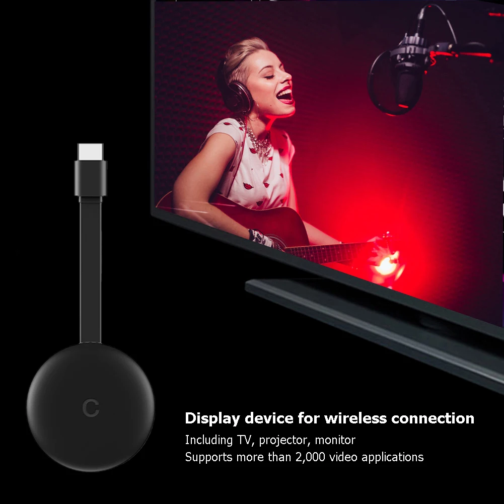 5G/2.4G اللاسلكية واي فاي عرض دونغل شاشة النسخ المتطابق 1080P HD TV G12 TV Stick ل Chromecast 4K HD HDMI-متوافق مع مشغل الوسائط
