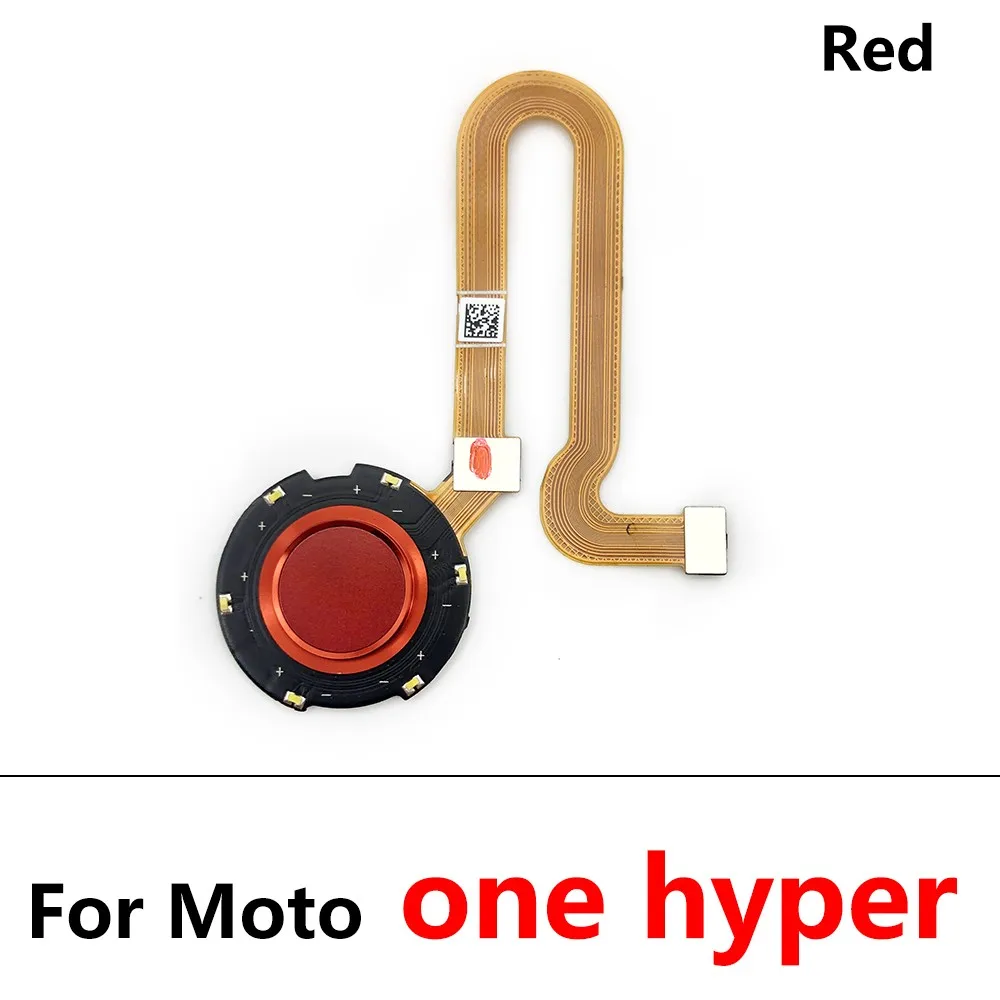 20Pcs，NEW For Moto One Fusion Plus One Hyper One Vision One Action Back Home Button Touch ID Key Fingerprint Sensor Flex Cable