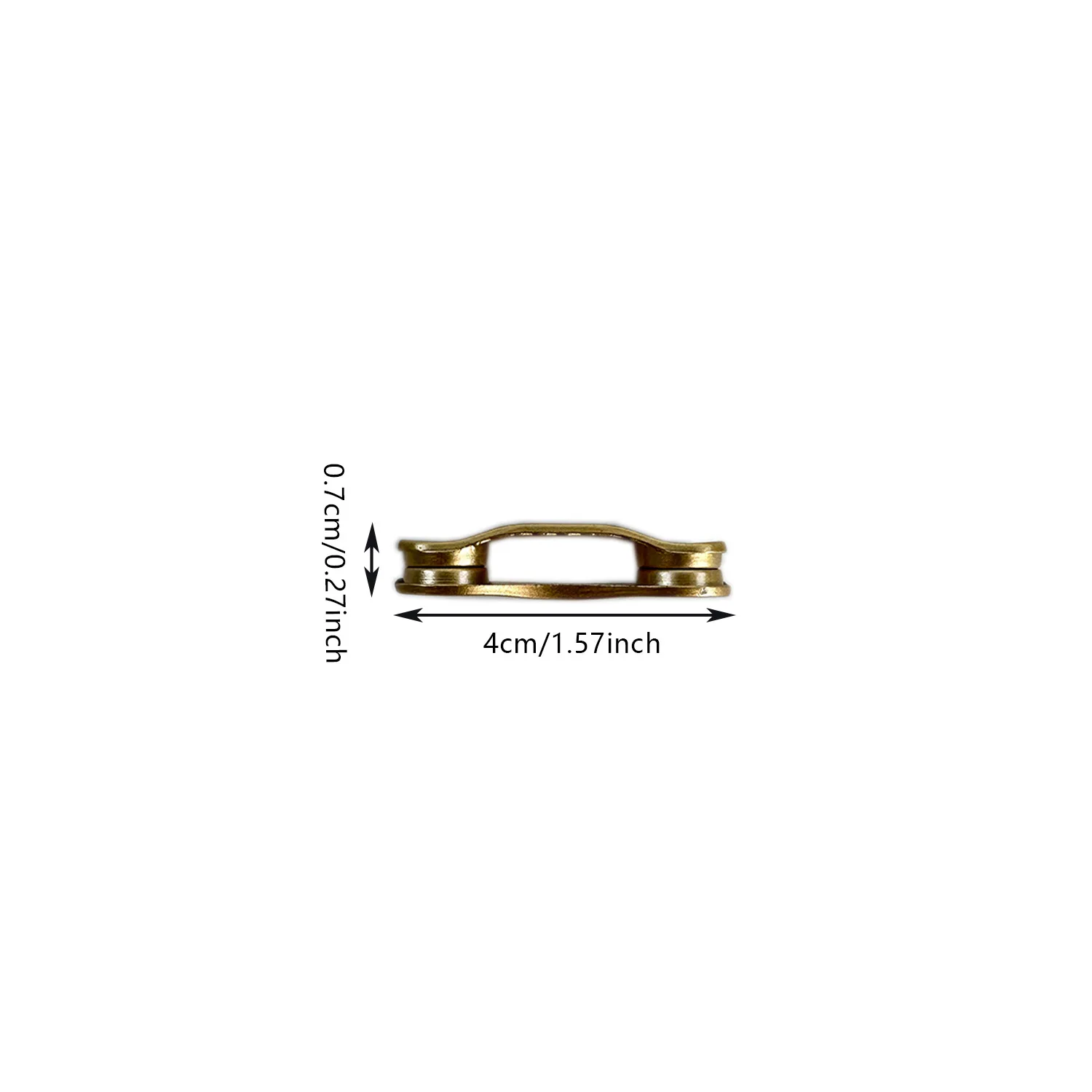 Magnetischer Brillenclip Brosche Schnalle Minimalistisches Kleidungszubehör für Männer und Frauen Zinklegierung Metall-Brillenclip-Anstecknadel – Detail 3
