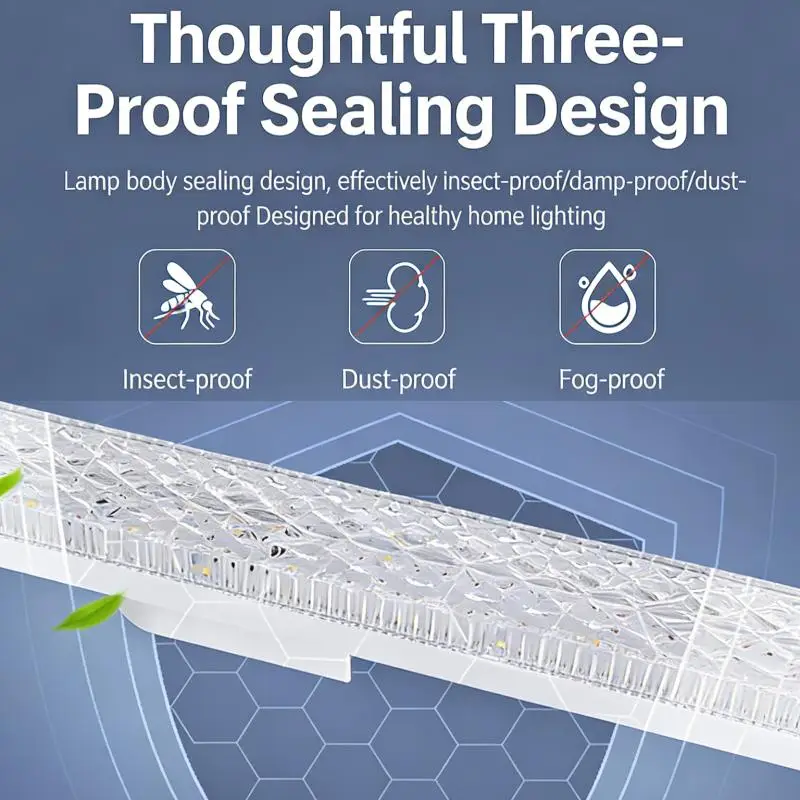 ~Bulb LED E27 Crystal Strip Bulb Super Bright High Lumen Long Panel Light Indoor Ceiling Household