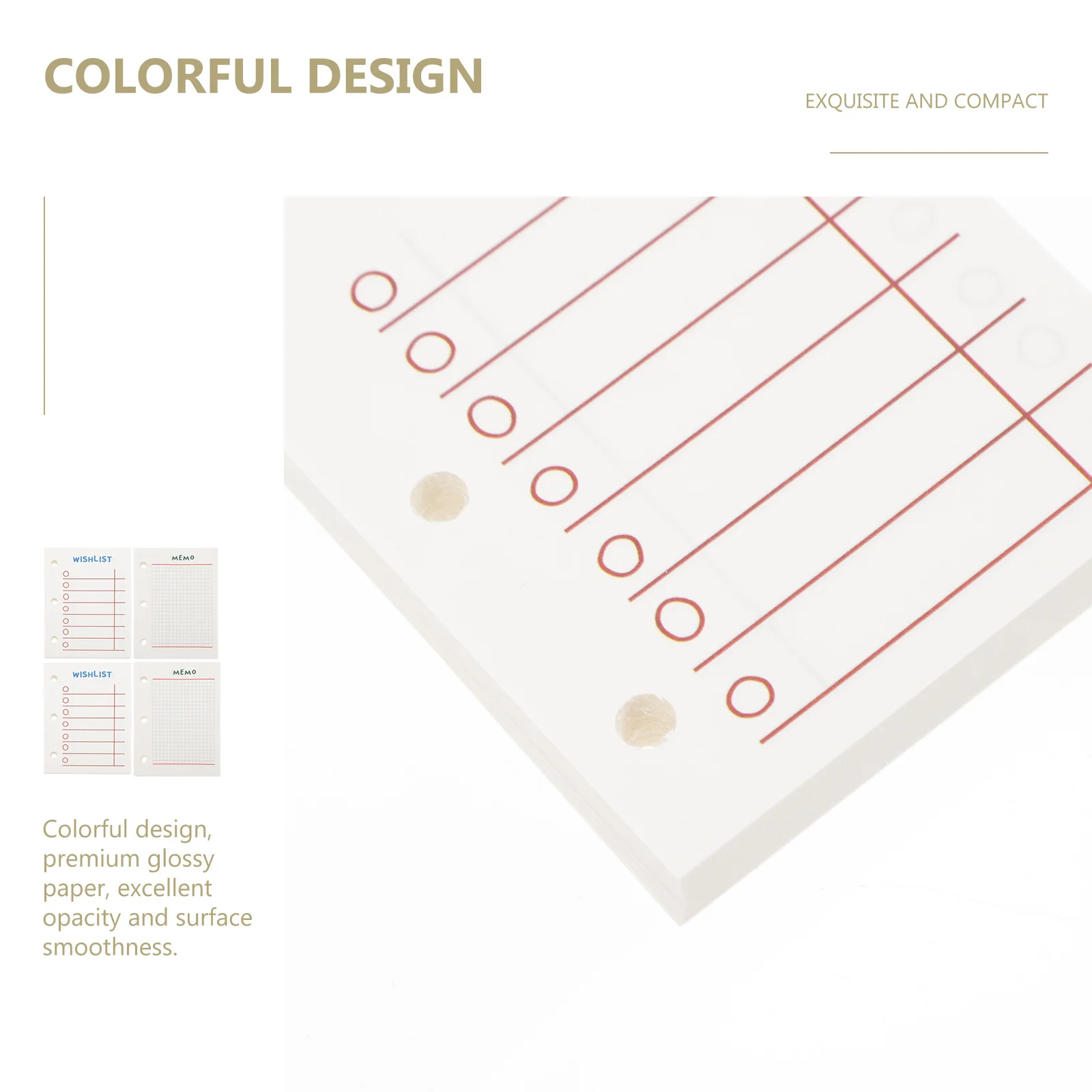 Рисунок 5 - сменные сменные бумаги для блокнота с вкладышами