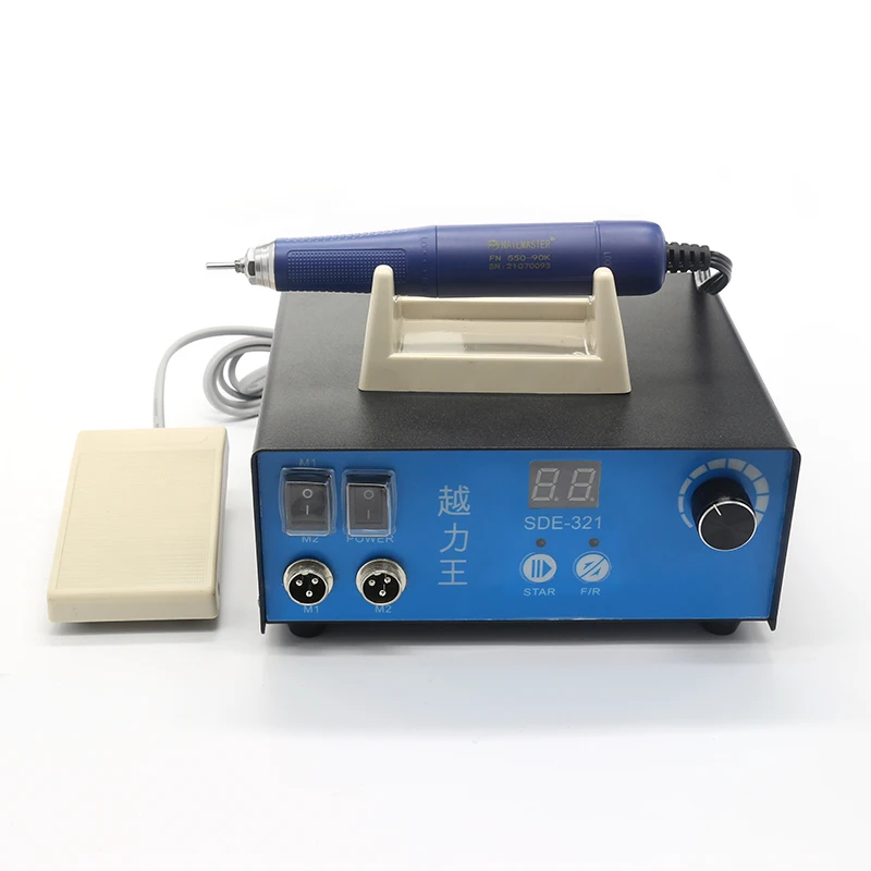 STRONGDRILL Jewelry Tools Machine 50W 90000 Rpm Brushless labMicro Motor  Nail Polisher Micromotor FN321
