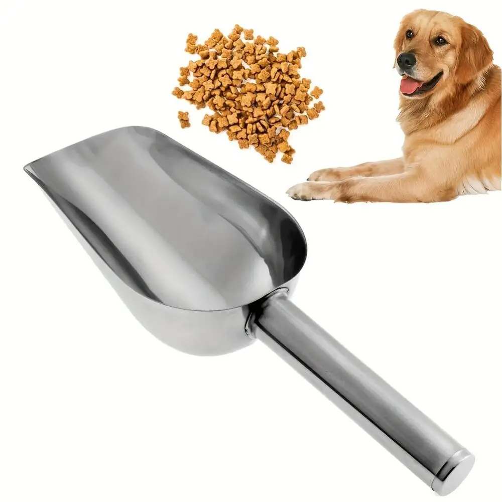 Cuchara para Comida de Perros – Diseñada para Facilitar su Uso, con un Mango Ergonómico, Apta para Cachorros y Gatos. (Largo: 28 CM, Tipo F)