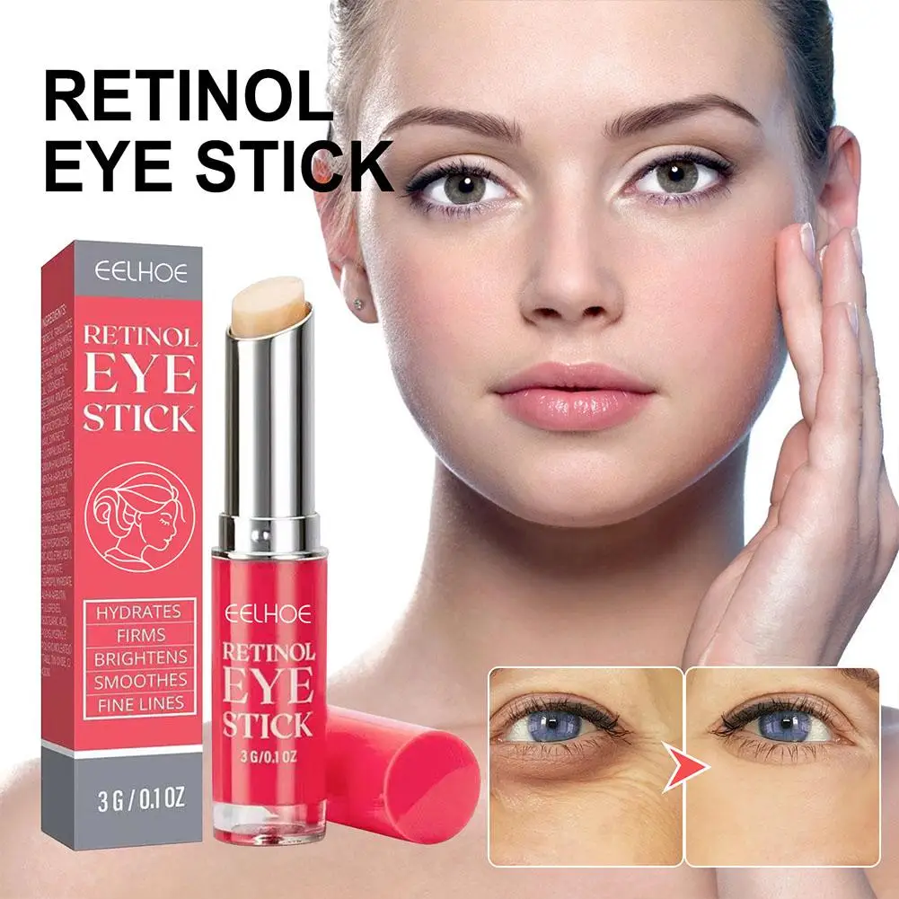 Retinol Eye Cream Stick Anti-aging Anti Wrinkle Firming Moisturizing Puffiness Black And Circles Deep Lightening Eye Skin Care