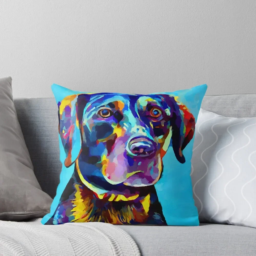 

Black Labrador 4 Throw Pillow Couch Cushions Pillowcase Luxury Cushion Cover Cushion Child Pillow