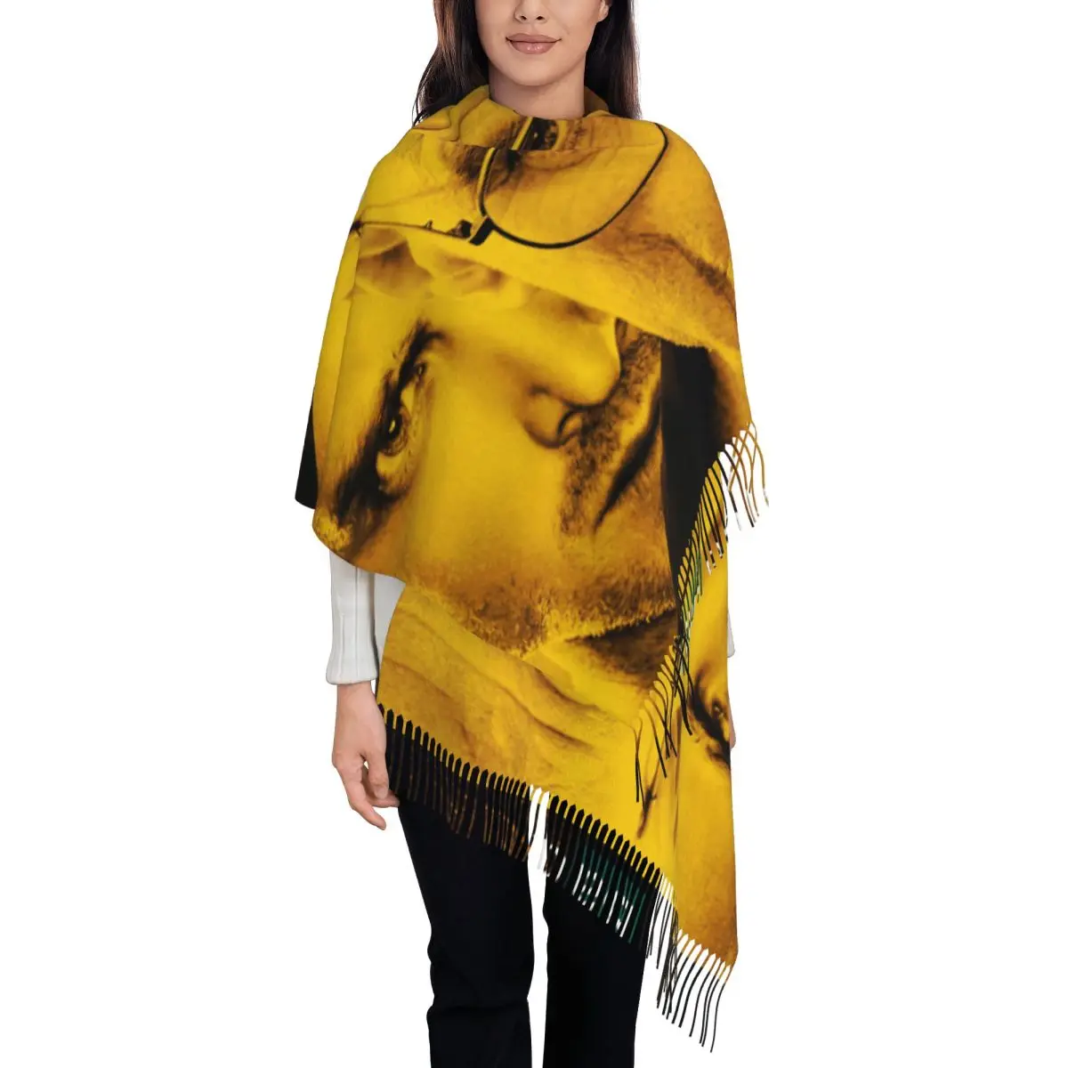 

Women's Tassel Scarf Breaking Bad Chemical Crime Large Shawl and Wrap Walter White Jesse Pinkman Daily Wear Pashmina Scarves