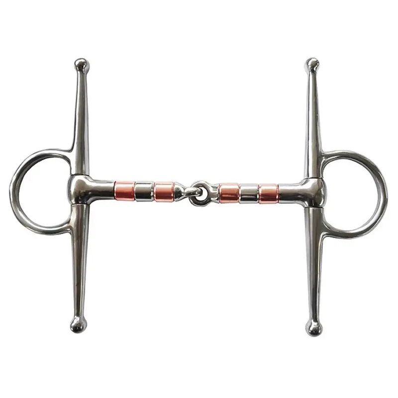 hotb72a-horse-bit-in-stainless-steel-with-13cm-copper-roller-mouthpiece-full-cheek-design