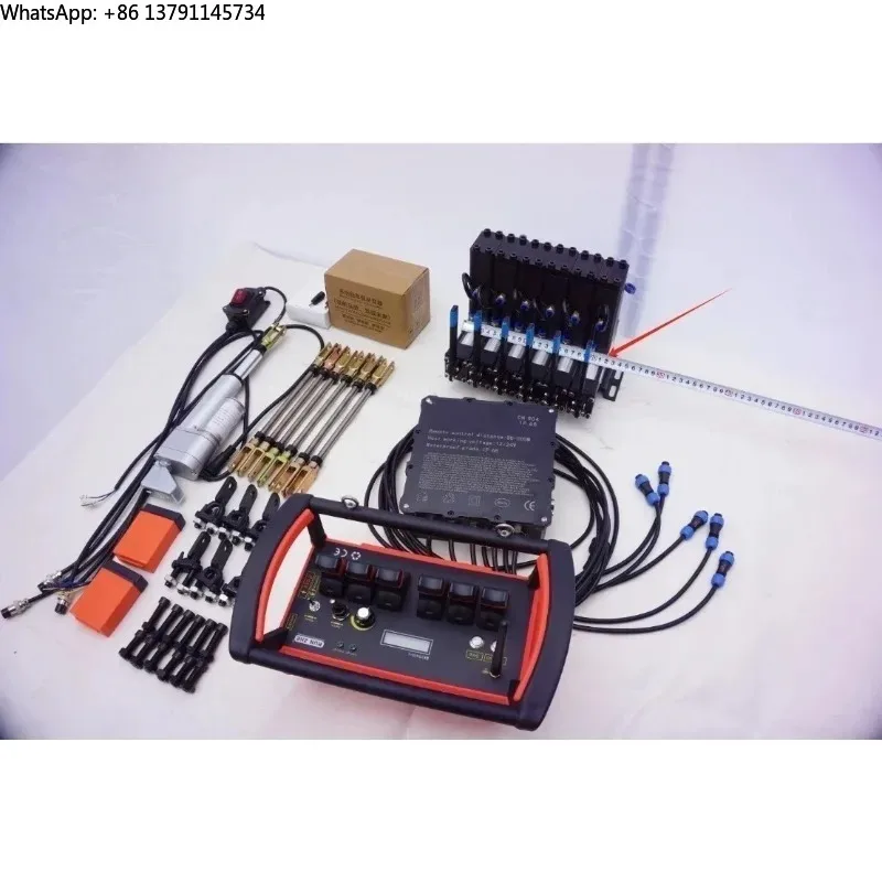 

6 Joystick functions weightlifting12-24V hydraulic valve Truck Crane remote control
