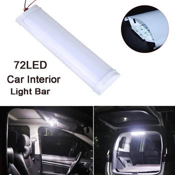 자동차 지붕 LED 독서등, 72LED 12V-80V 천장 조명, RV 인테리어 조명, 트레일러 보트 화물 캠핑 램프, 자동차 액세서리