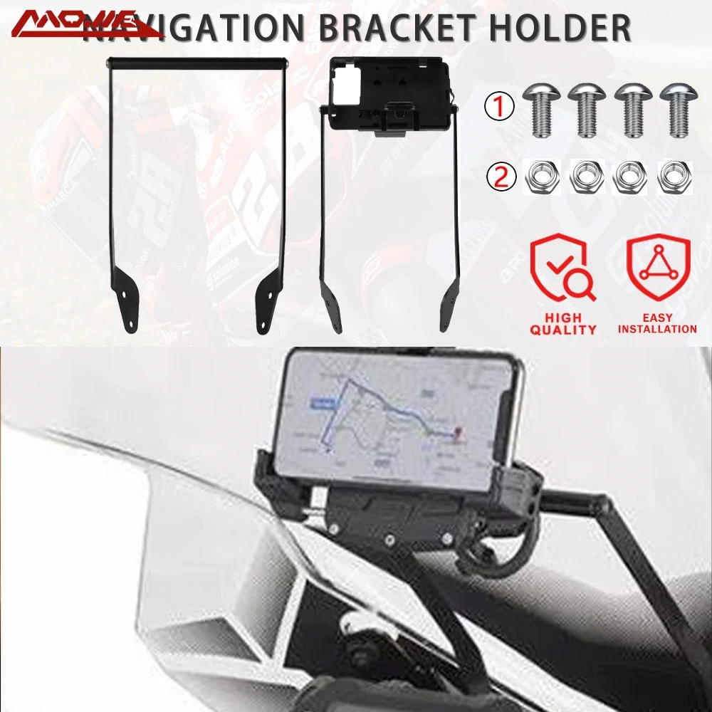 

NIKEN 900 Motorcycle windshield Stand Holder Phone Mobile Phone GPS Navigation Plate Bracket For YAMAHA NIKEN 900 2019-2021