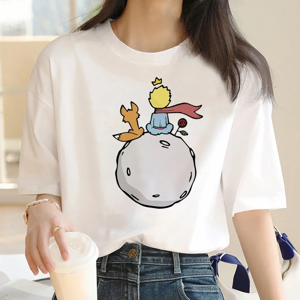 the Little Prince top women Japanese streetwear anime t shirt female streetwear clothing