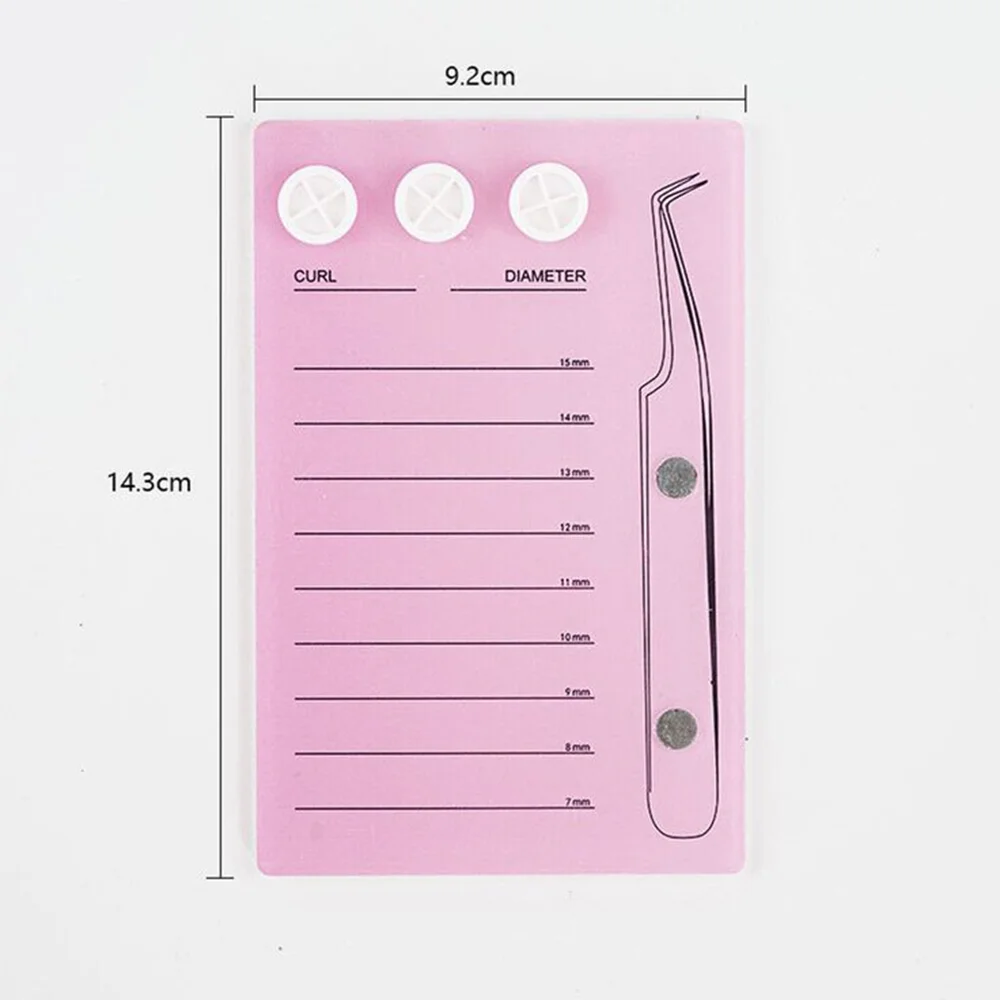 Magnetic Eyelash Suction Plate Holder Pallet Glue Pallet Eyelash Acrylic Board Grafting False Lashes Tool Makeup Accessories