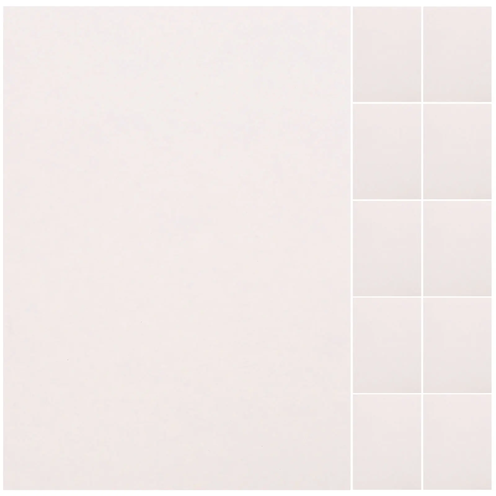 

100 Sheets Vinyl Sticker Paper A5 White Vinyl Sticker Paper Waterproof Printer Compatible Labels Photo Office Use