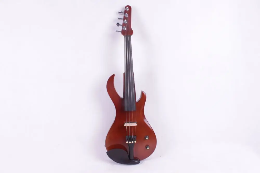 

4 String Electric Violin New 4/4 Flame guitar shape Solid wood Powerful Sound fret 5-18#