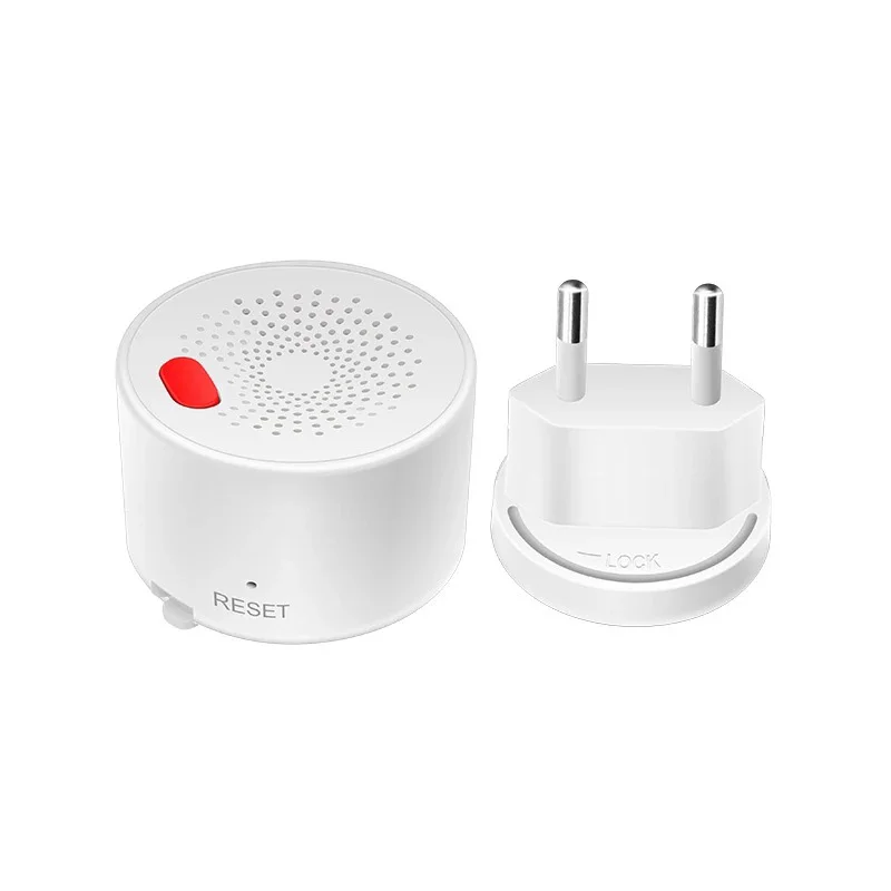 EU Plug Tuya Smart Zigbee Gas Leak Detector Wireless LPG Natural Gas Methane Leakage Sensor For Household Kitchen Alarm System