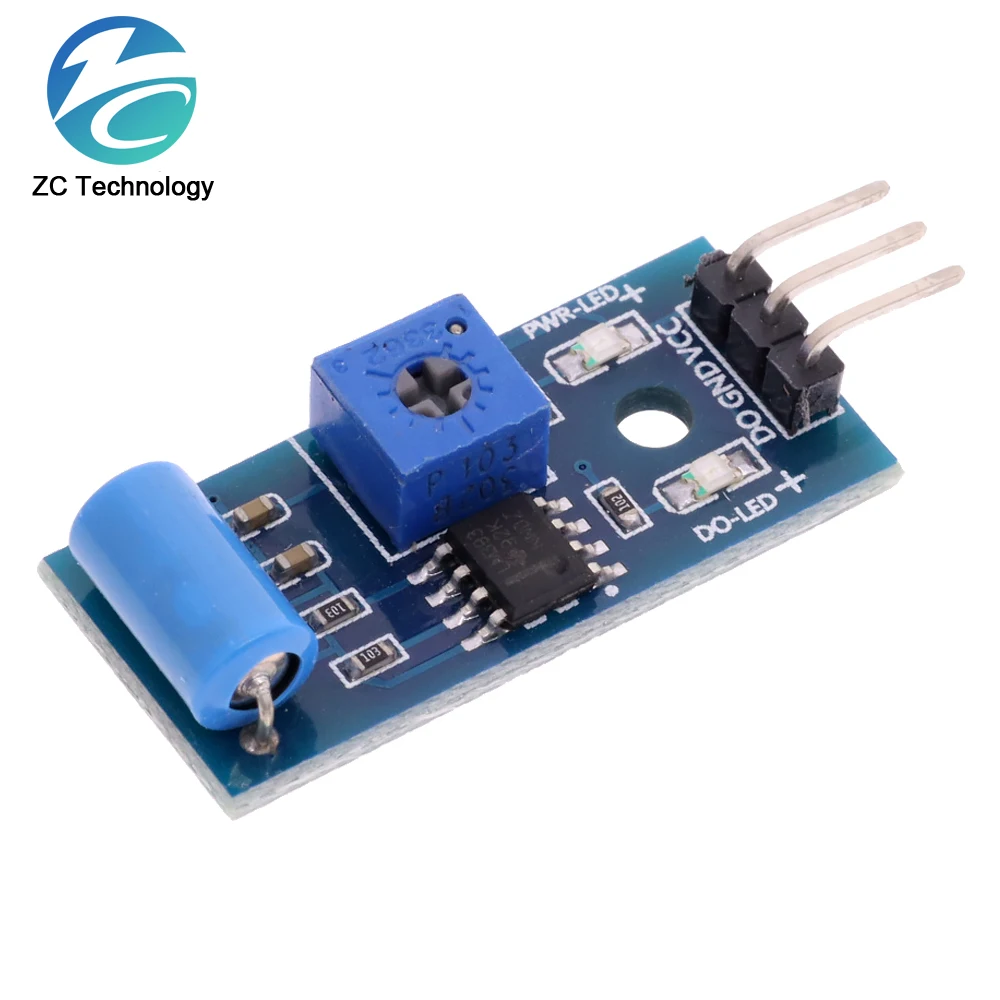1/5/10PCS normally closed type vibration sensor module Alarm sensor module Vibration switch SW-420 for arduino