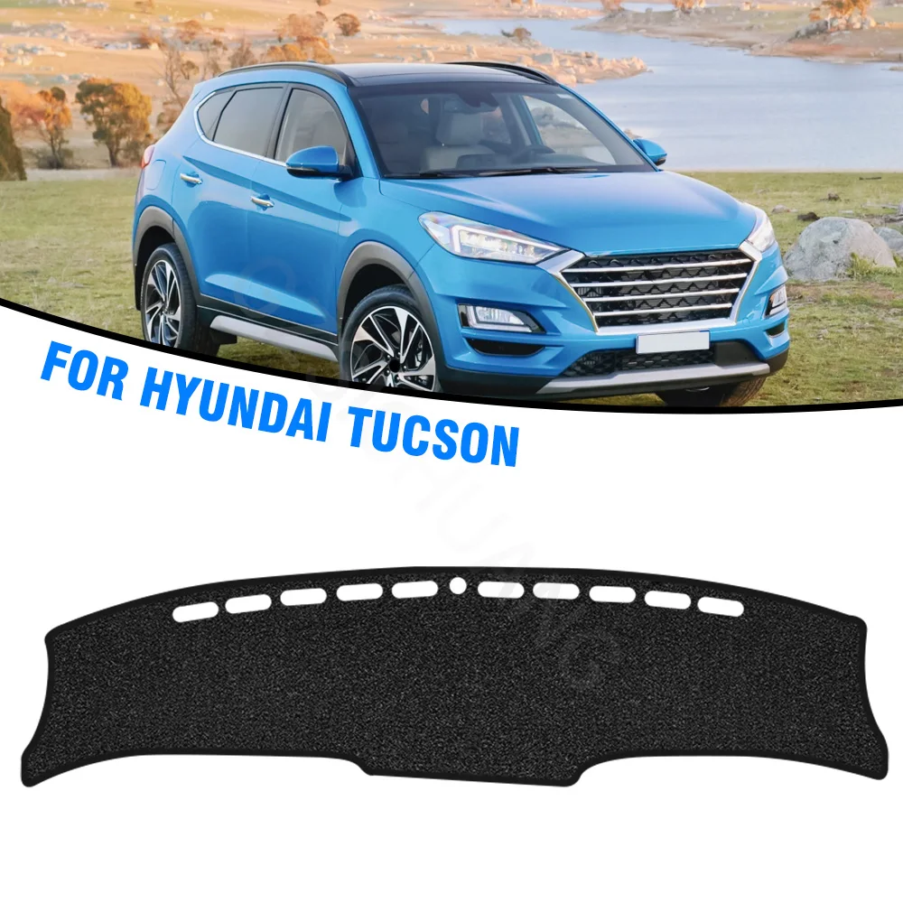 

Car Dashboard Cover Mat For Hyundai Tucson NX4 2021 2022 2023 Non-slip Pad Custom Fit Dash Mat Windshield Glare Accessories