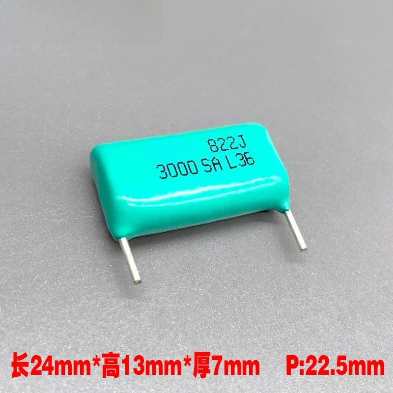 Japan for SHINYEI for Shenrong 822 8.2nf 8200pf 3000v 3kv copper foot high frequency film capacitor