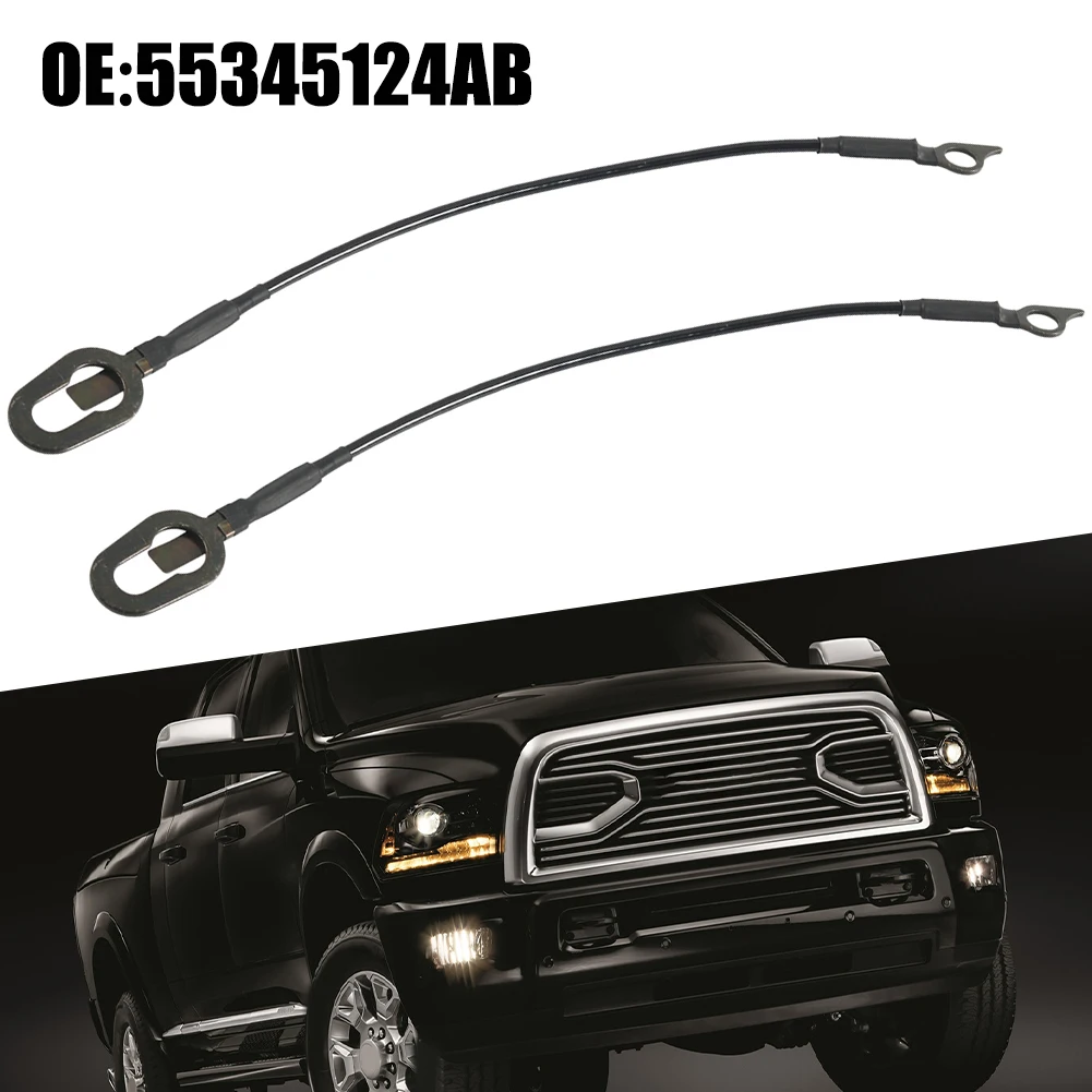 Replacement Tailgate Cable 50.2*3.7*0.9CM for dodge for ram Tailgate Cable No Deformation Rubber-coated Steel Wire