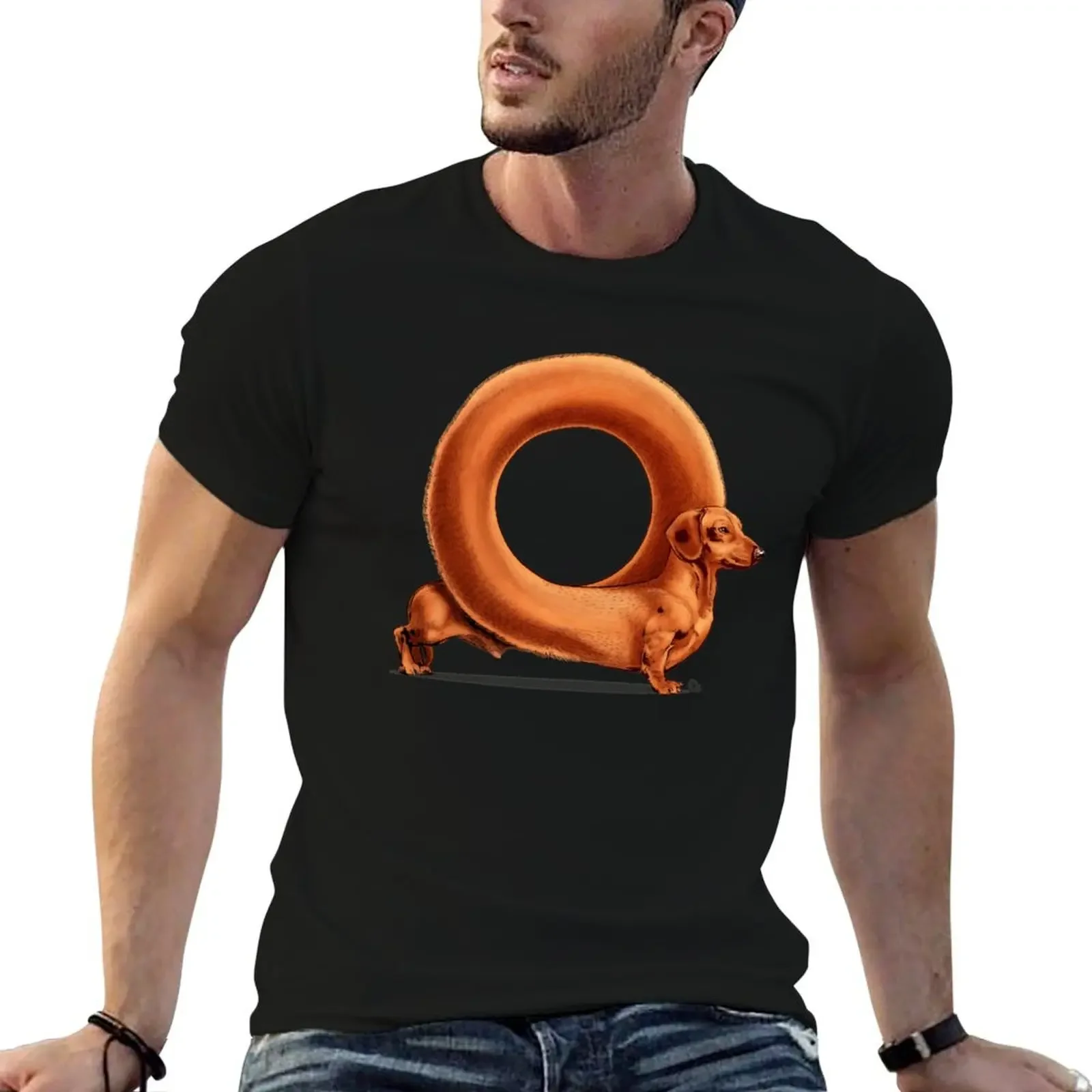 Loop Dog T-Shirt anime stuff graphic t shirt vintage heavy weight t shirts for men