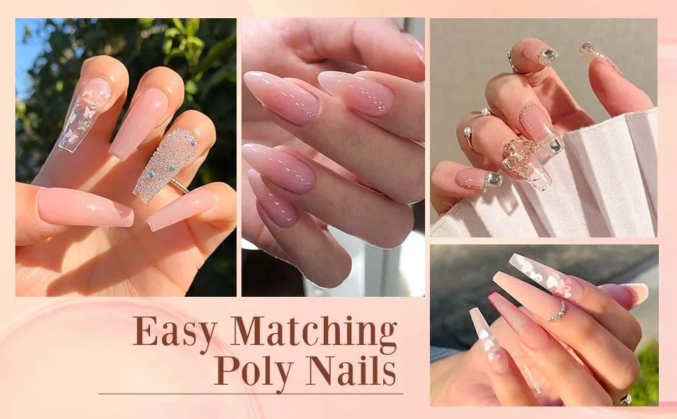 Makartt Poly Nagelverlängerungsgel 50ml Acrylgel HEMA-frei Professionelles Nagel-Aufbaugel für DIY-Salon-Maniküre-Kunstbedarf – Detail 6