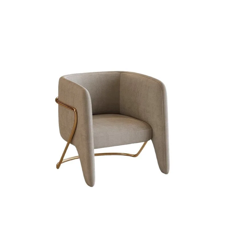 Office lounge area single small sofa coffee table combination set