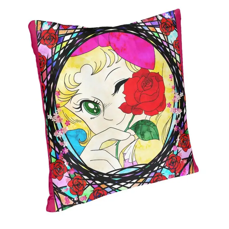 Candy Candy Pillow Case 45x45cm Decor Home Japanese Manga Works Nordic Cushion Cover Soft Pillowcase