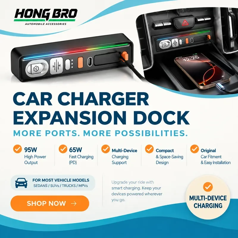 for Haval First Generation Big Dog Car Cigarette Lighter Modified Super Fast Charging Docking Station with High End