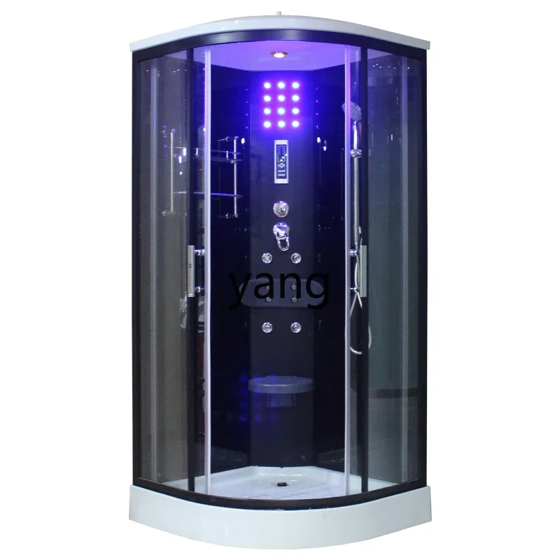 yjq shower room integral arc fan-shaped household bath room bathroom bath room