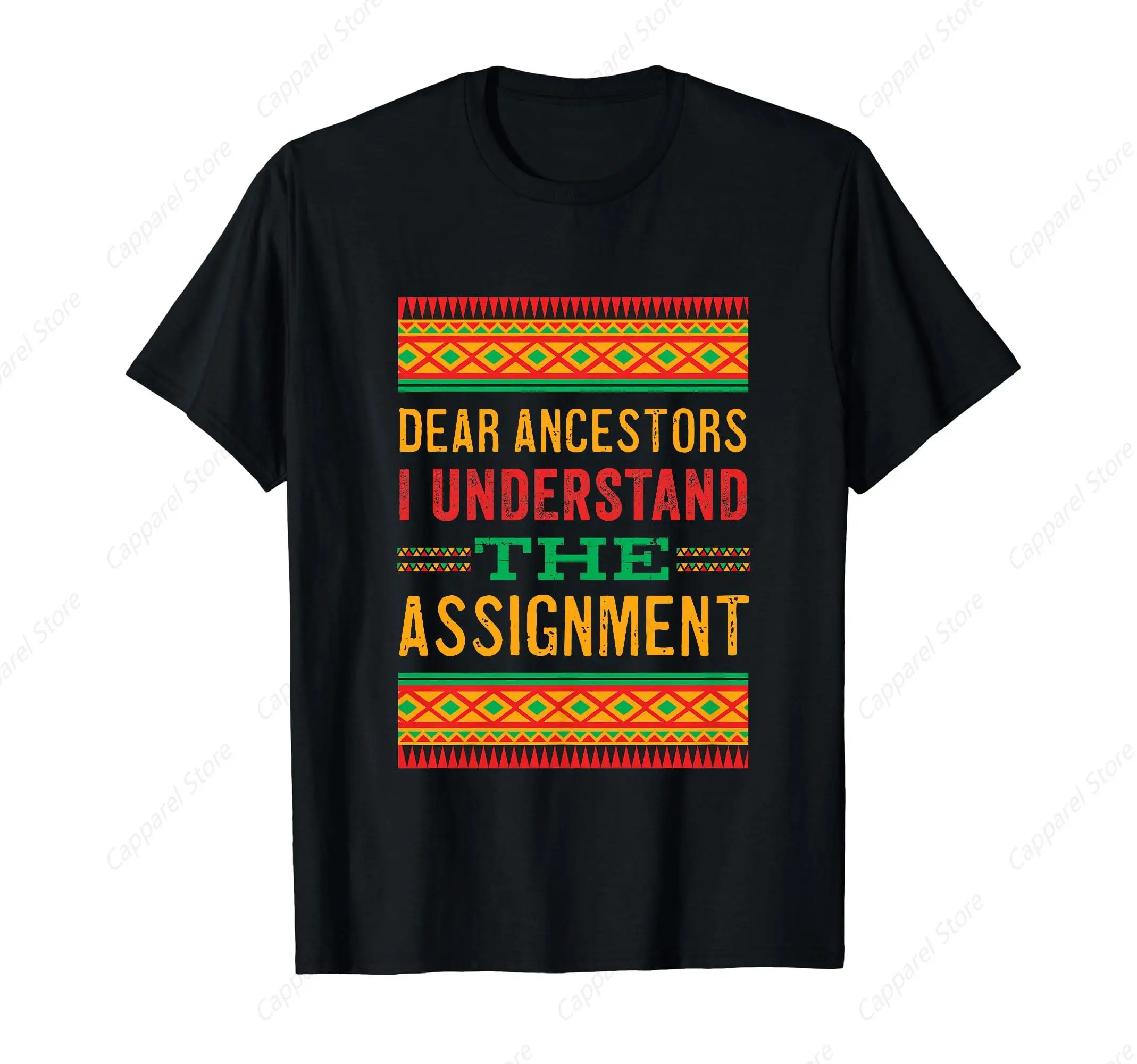 

I Understand The Assignment T-Shirt for Men Cotton 100% Summer Tops Women