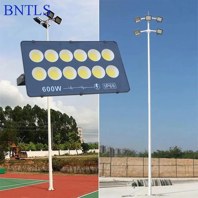 led lights AC85-265V LED Floodlight 100W 200W 300W 400W 500W 600W IP65 Waterproof  LED Spotlight Outdoor Lighting