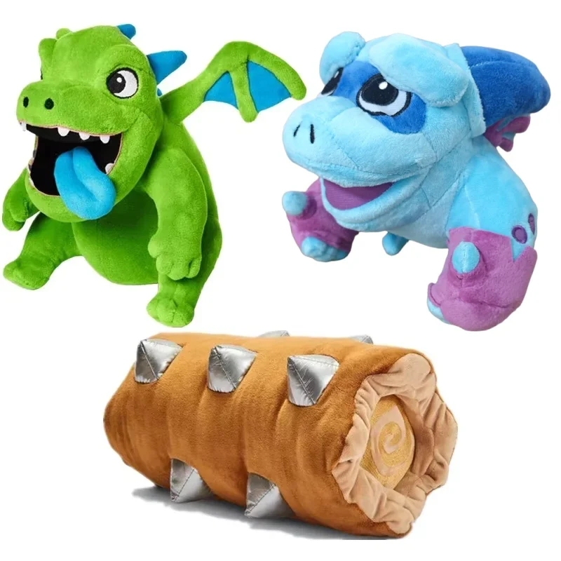

25-36CM Bandai Tribal Flying Plush Dragon Baby Royal Revenge Rolling Wood Doll Stuffed Animal Pillow Conflict War Toy Model