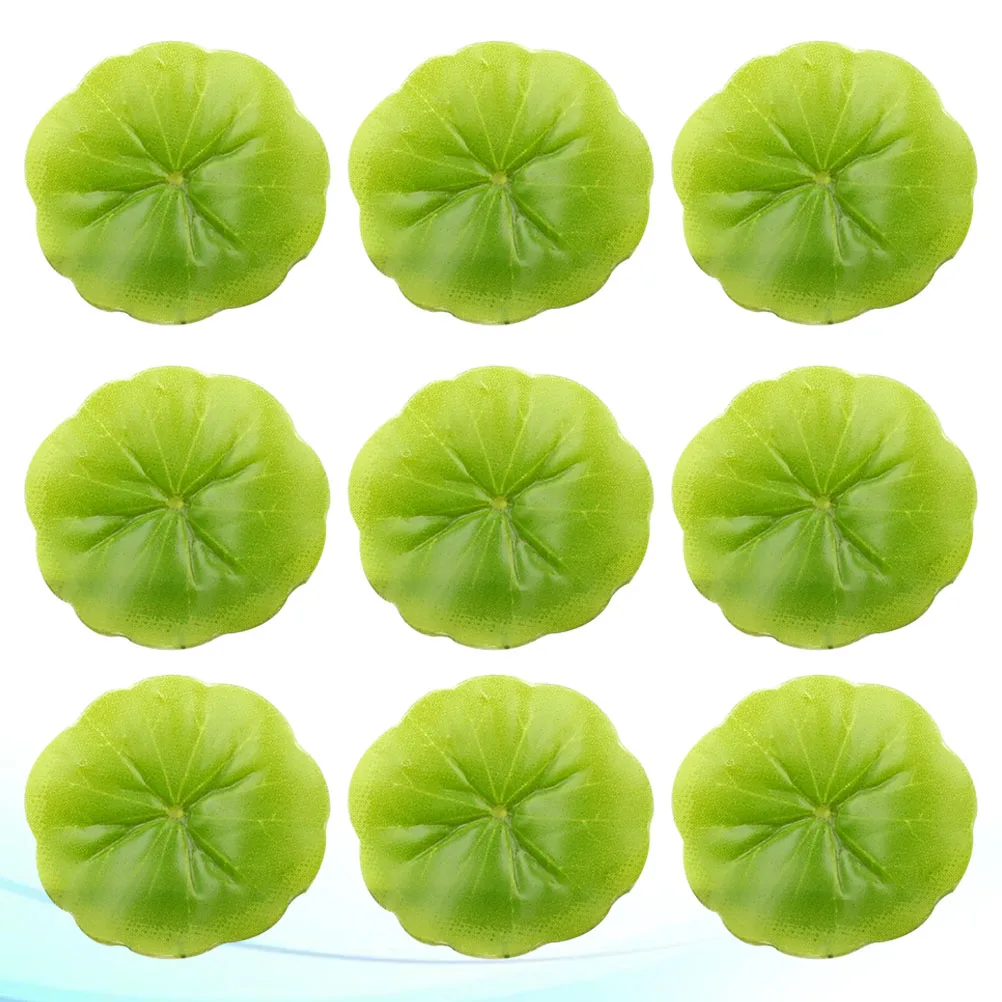 

30pcs Artificial Lotus Leaf Decoration for Fish Pond Aquarium Floating Plants Plastic Water SceneryPet Supplies