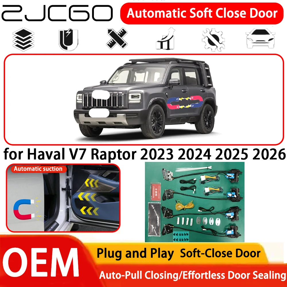 for Haval V7 Raptor 2023 2024 2025 2026 Car OEM Plug and Play Automatic Electric Soft Close Door Comfort Closing System