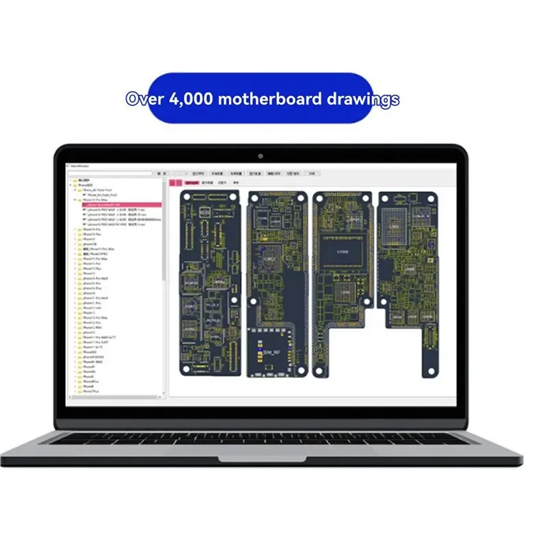 Efficient High-Precision Intelligent Resistance Analyzer Mobile Phone Repair Motherboard Circuit Break Tester One-Click Diagnosi
