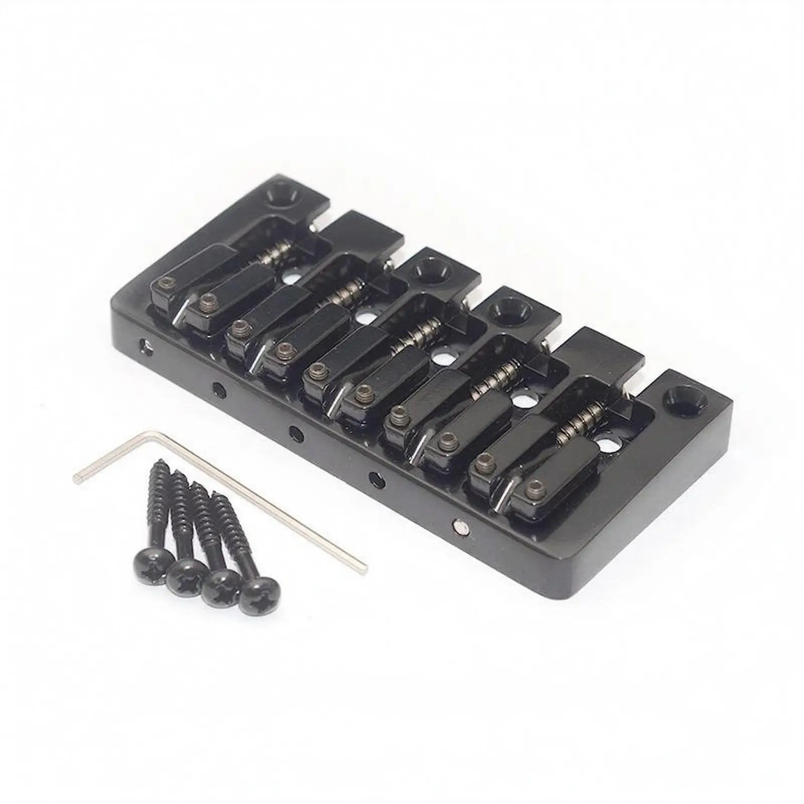 5-Stringed Bass Bridge Adjustable Bass Bridge Recessed Mounting Holes Instrument
