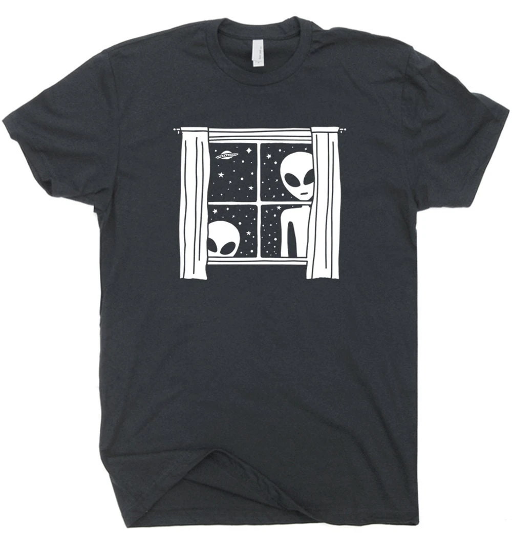 Funny Alien T Shirt Cool Ufo Shirt for Men Women Boys Roswell NM Retro Graphic Tee Area 51 T Shirt Weird Graphic Tee