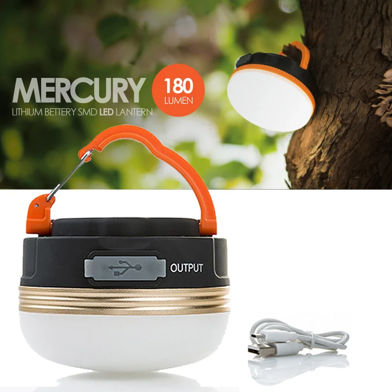 10W Camping Lantern High Power Tents Lamp 1800mah USB Rechargeable Portable Camping Lights Outdoor Hiking Night Hanging Lamp