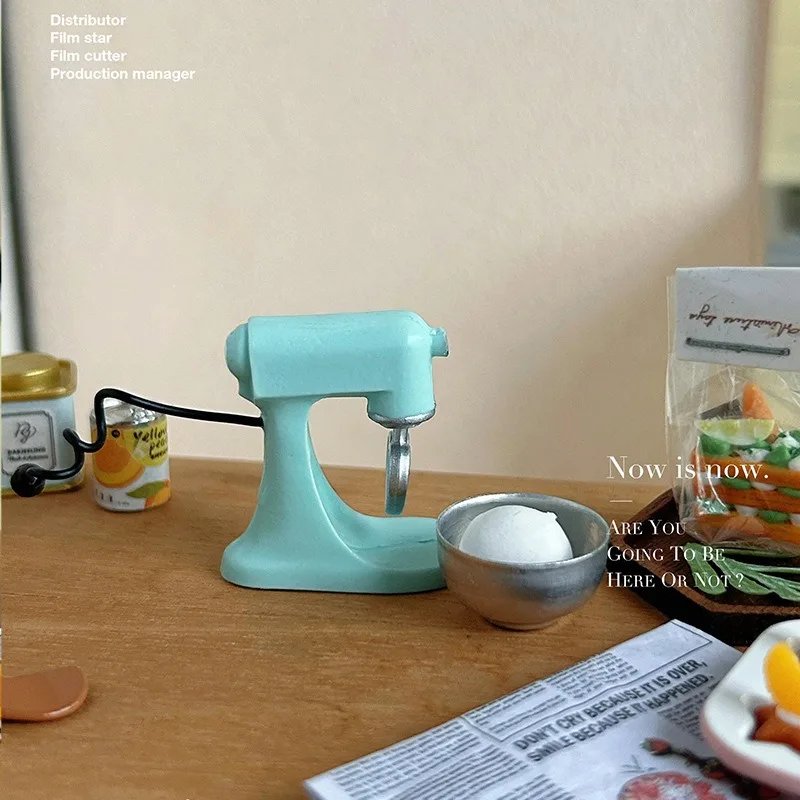 1:12 scale toy model kitchen scene decoration dollhouse accessory realistic mini blender