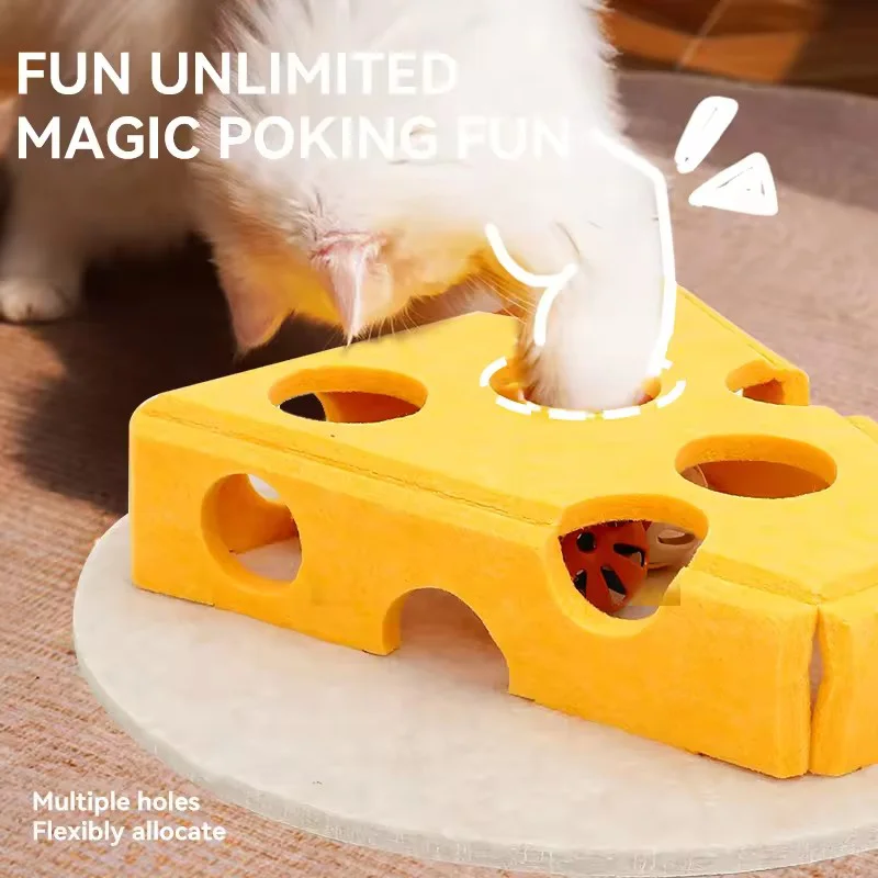Interactive Felt Cat Puzzle Box 3