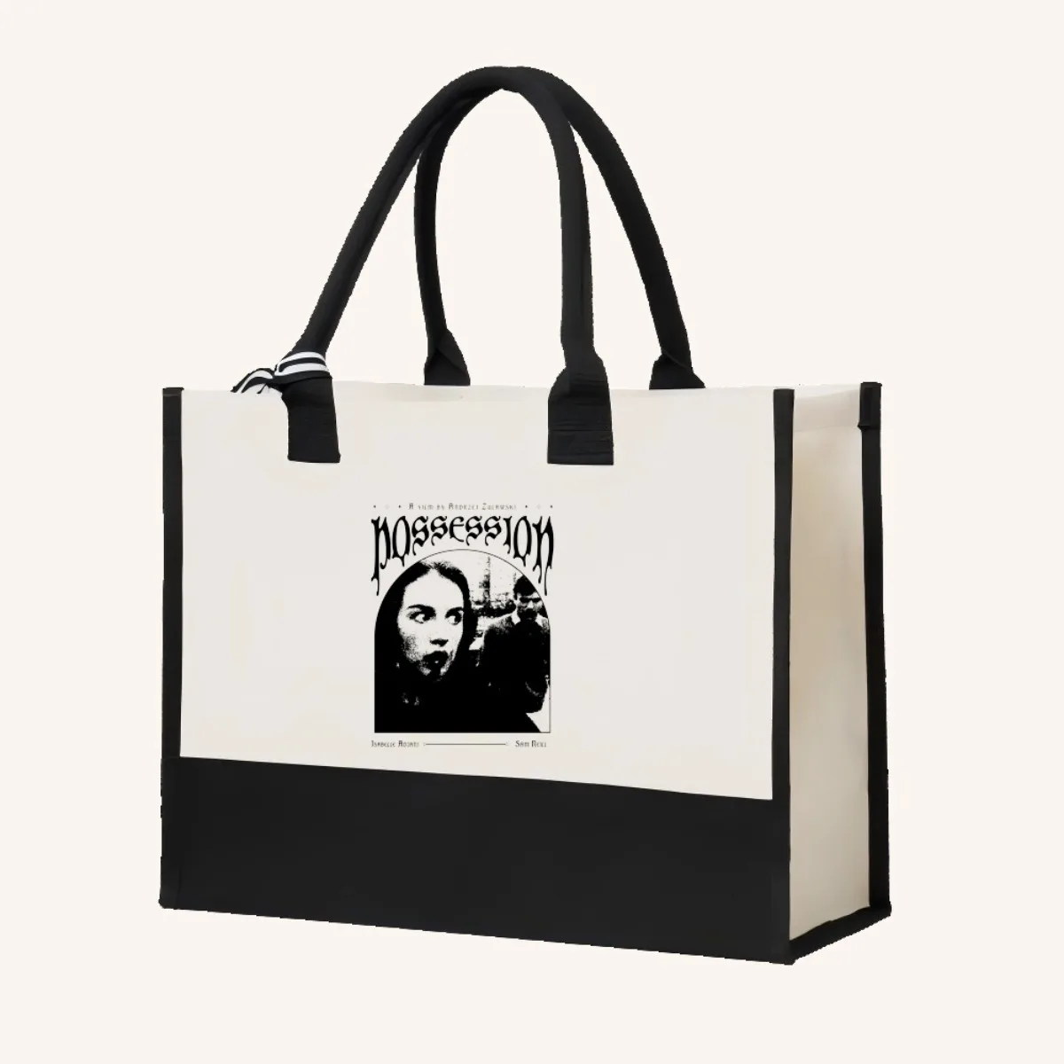 Possession 1981 فيلم 2026 وصول جديد موضة عملية واسعة حقيبة حمل قابلة لإعادة الاستخدام نمط طباعة 2 لهجة الثقيلة كتف كبير #4